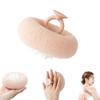 2-in-1 Sunflower Bath Ball Super Soft Sunflower Suction Cup Bath Ball Exfoliating Bath Sponge Cleaning Brush with Suction Cup Shower Sponges Bath Sponges Back Scrubber Shower Puffs for Women Men,Pink view 1