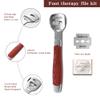 2 Pack Pedicure Callus Shaver Set - Stainless Steel Foot File Callus Remover with 20pcs Blades and Plastic Handle,Foot Care Pedicure,Foot Callus Shaver Hard Skin Remover view 2