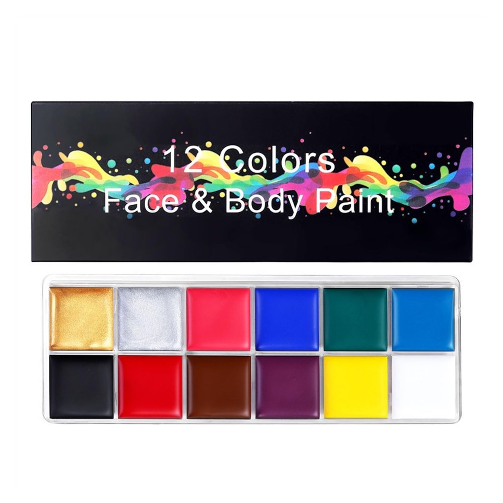 Face Painting Kit Body Painting Oil Paint, Multi-color Face Paint, Creative Painting Festival Oil Paint Set Professional Body & Face Paint Kit ( Color : 4 )
