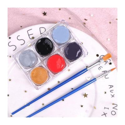 Face Painting Kit Body Paint, Water Face Color Face Stage Makeup, Body Festival Makeup Cream Quick Dry Professional Body & Face Paint Kit ( Color : B )