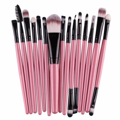 15Pcs Makeup Brush Set Cosmetic Brushes Tools Kit Or Highlighter Eye Shadow Eyeliner Eyelash Eyebrow Brush Cosmetic Beauty Tool Kit Things for 1 Men (Color : D, Size : One Size)