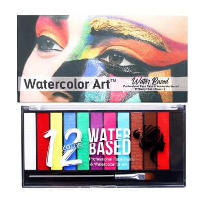 Face Painting Kit Body Painting Oil Paint, Multi-color Face Paint, Creative Painting Festival Oil Paint Set Professional Body & Face Paint Kit ( Color : 1 )