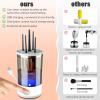 Electric Makeup Brush Cleaner, Automatic Spinning Cleaning Machine Fit for All Size Makeup Brush 10Pcs Brushs(1 Set) view 2