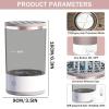Electric Makeup Brush Cleaner, Automatic Spinning Cleaning Machine Fit for All Size Makeup Brush 10Pcs Brushs(1 Set) view 3