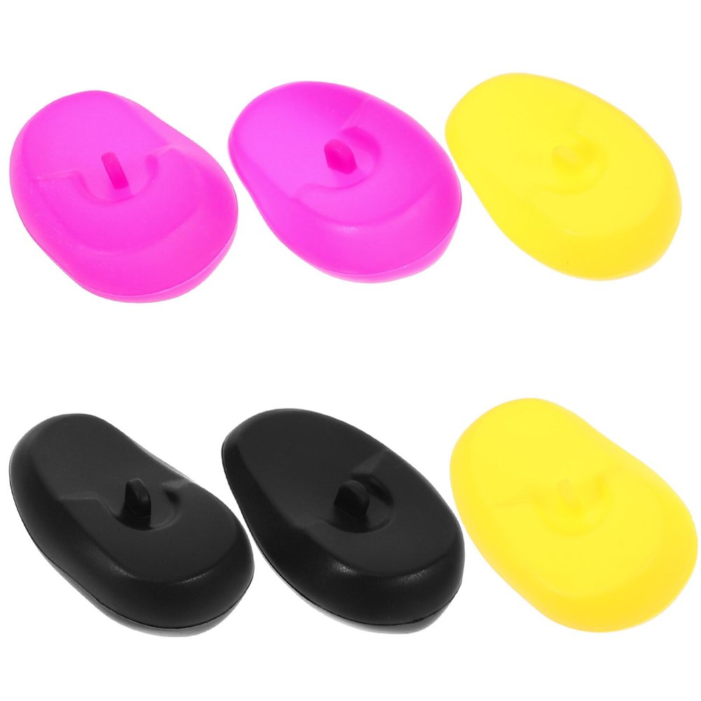 Beaupretty 3pairs Silicone Ear Protectors Dye Covers for Hair Treatment Reusable Ear Caps for Salon Spa and Home Use Comfortable Silicone Design