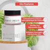SENTA Melon Face Scrub Aqua Aloe Vera Gel Glycerin Sodium Lactate Rice Powder Annatto Seeds Watermelon Extracts Cold Pressed Coconut Oil Orange Essential Oil Natural Men Women 50gm view 3