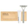 World Amenities Kraft Paper Shave Kit - Bulk Homeless Care Package - Dual Blade Safety Razor and Shave Cream Set (50 Pack) view 1
