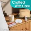 World Amenities Kraft Paper Grooming Kit - Travel Size Toiletries - Cotton Rounds, Bamboo Cotton Tips, Sewing Kit, Emery Board (100 Pack) view 3