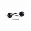 10 Pcs 20mm Ball Hair Ties Ponytail Holders Twinbead Bubble Balls Hair Accessories for Girls Kids Toddler (Glitter Clear Silver) view 2