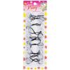 10 Pcs 20mm Ball Hair Ties Ponytail Holders Twinbead Bubble Balls Hair Accessories for Girls Kids Toddler (Glitter Clear Silver) view 3