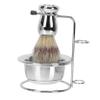Gogogmee Men's Shaving Brush Set with Shaving Bowl and Storage Rack Complete Grooming Kit for All Beard Types Easy Daily Use and Travel view 1