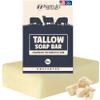 Beef Tallow Soap Bar  All Natural Grass Fed Tallow Soap Unscented  Moisturizing Face & Body Wash Great for Eczema, Dry, Itchy, Sensitive Skin  Handcrafted Bath Soap for Adults, Kids, Made in USA view 1