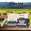 Beef Tallow Salve  All Natural Grass Fed Beef Tallow & Honey All Purpose Balm  Moisturizing Body Salve Great for Eczema, Cracked, Dry, Itchy, Irritated Skin  Skin Repair Skincare Made in USA view 2