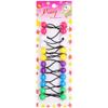 12 Pcs 16mm Ball Hair Ties Ponytail Holders Twinbead Bubble Balls Hair Accessories for Girls Kids Toddler (Fuchsia/White/Yellow/Purple/Azure/Green) view 3