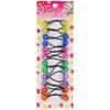 12 Pcs 16mm Ball Hair Ties Ponytail Holders Twinbead Bubble Balls Hair Accessories for Girls Kids Toddler (Clear Yellow/Blue/Pink/Green/Purple/Orange) view 3