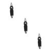 Didiseaon 3pcs Electric Nose Hair Trimmer for Men and Women Safe and Painless Facial Hair Removal Device for Eyebrows and Ears Black No Battery Required view 1