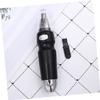 Didiseaon 3pcs Electric Nose Hair Trimmer for Men and Women Safe and Painless Facial Hair Removal Device for Eyebrows and Ears Black No Battery Required view 3