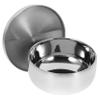 DOITOOL Stainless Steel Shaving Bowl Lid for Men Practical Shaving Cream Soap Container for Home and Barber Use Design Silver view 1