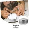 DOITOOL Stainless Steel Shaving Bowl Lid for Men Practical Shaving Cream Soap Container for Home and Barber Use Design Silver view 2
