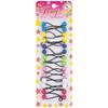14 Pcs 12mm Ball Hair Ties Ponytail Holders Twinbead Bubble Balls Hair Accessories for Girls Kids Toddler (Azure/Yellow/Purple/Lime/Pink/White/Magenta) view 3