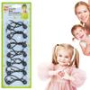 14 Pcs 12mm Ball Hair Ties Ponytail Holders Twinbead Bubble Balls Hair Accessories for Girls Kids Toddler (Black/White) view 1