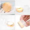 12 Pcs Glass Cosmetic Containers 5 Grams Round Frosted Cosmetic Jars with Leak proof lids Empty glass sample Jars Scrub Balm Lotions Sample Containers for Makeup Lotion Lip Balm Eye Cream view 4