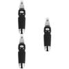 DOITOOL 3pcs Electric Nose Hair Trimmer and Ear Hair Clipper Painless Rotary Shaving Device for Safe Facial Grooming Compact Design for Men and Women No Battery Required Black view 1