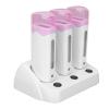 Yosoo 3PCS Epilator Machine Set Portable Electric Hair Removal Wax Epilator Machine Kit for Travel Waxing Kits Roll on Cartridge, Hair Removal for Women and Men Waxing view 1
