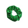 12 Pcs Glitter Cheer Christmas Sequins Hair Scrunchies Santa Claus Dance Scrunchie School Performance/Sports/Practice/Party Scrunchie Ponytail Holder Wrist for Girls Show (Green) view 2