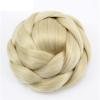 CHICKEN Hair Extensions 1 Pack Synthetic Bun Ponytail Hair Extensions Braided Bun Donut Curls Bun Hair Accessories for Women Hair Bun Hair Pieces For Women (Color : #613) view 1