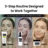 coxir Black Snail Korean Skin Care Gift Set  Snail Mucin Cleanser, Serum & Cream | Hydrating & Repairing Face Set | Korean Beauty Skincare Gift for Women, Holiday & Christmas Gift Set view 3