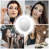 10X Magnifying Mirror 6.8Inch Magnifying Makeup Mirror with 3 Suction Cups Magnified Makeup Mirror Backlit LED Cosmetic Mirror Makeup Mirror with 10X Magnification for Bedroom Bathroom Travel view 3