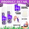 Suttmin 24 Pcs Cheer Lip Balm Cheer Teams Camp Gifts Pom Pom Leaders Party Favors Gear Lip Balm Valentine's Day Gift for Competitive Party Guest Supplies(Purple) view 2