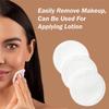 100Pcs Facial Pads Round Shape Face Cleansing Pads for Makeup Removing Blending and Skin Toner Applying (5cm) view 3