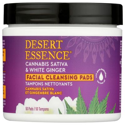 Desert Essence CANNA GINGER CLEANSING PADS