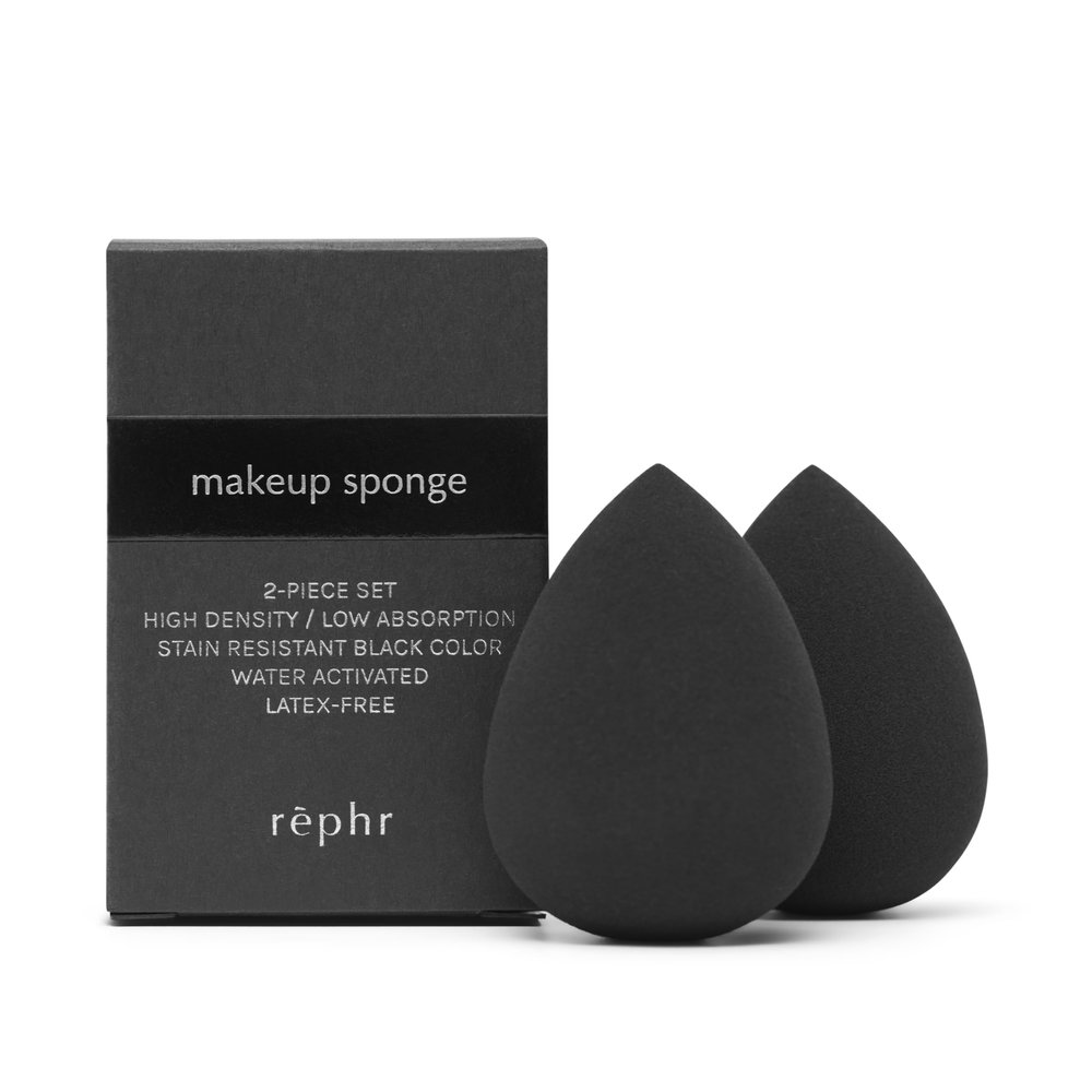rephr Makeup Sponge, Makeup Blender for Beauty Products including Liquid Foundation and Concealer, Professional Flawless Streak-Free Finish, Cruelty Free, Vegan, Latex Free, 2 count