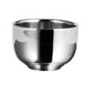 balacoo 3pcs Stainless Steel Barber Shaving Bowl Capacity Shaving Lather Bowl for Men Shave Soap Container view 1