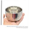 balacoo 3pcs Stainless Steel Barber Shaving Bowl Capacity Shaving Lather Bowl for Men Shave Soap Container view 2