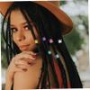 HONMEET 100pcs Metal Dreadlocks Crown Shape Hair Braid Accessories for Dreadlocks Adjustable Hair Decoration for Parties Weddings and Fashion Shows view 2
