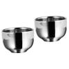 balacoo 2pcs Men Shaving Brush Bowl Stainless Steel Shaving Soap Bowl Barber Tool Travel-friendly Easy Bubble Comfortable Shave view 1