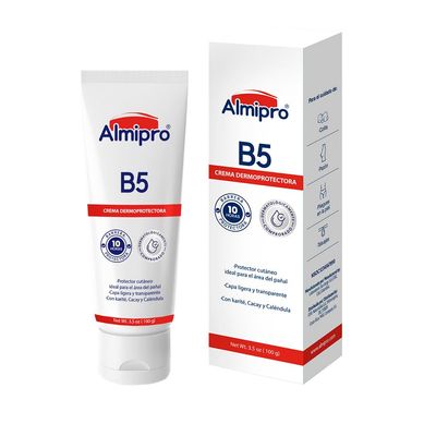 almipro B5 Dermo Protector cream. Moisturizing, repairing, protecting formula. Calendula and Cacay oil. Multi-Purpose Cream for Delicate Skin, Body, Hand Balm, Baby Safe. Soft & Clear texture. 3.5 oz