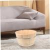 Beaupretty Foot Soak Tub Home Wash Bucket Wood Pedicure Basin Wood Foot Bath Bucket for Boys and Girls Adults view 3