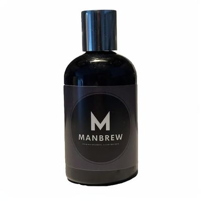 MANBREW Mens Body Lotion - Fireside Brew - Hydrates- Anti-aging - Soothing. 4 Oz. Made in USA. Creative gift idea formulated for men.