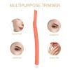 ChaosssCo Facial Fuzz-Free Razor, Eyebrow Trimmer Professional Exfoliating Dermaplaning Tool, Peach Fuzz Shaver and Multipurpose Home Skin Care for Women (Pack of 4, 2 Orange and 2 Gray) view 3