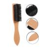 balacoo 2pcs Men Beard Styling Brush Natural Boar Bristles Wooden Handle for Easy Grooming Portable Beard Comb for Travel for Bearded Men view 2