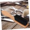 balacoo 2pcs Men Beard Styling Brush Natural Boar Bristles Wooden Handle for Easy Grooming Portable Beard Comb for Travel for Bearded Men view 4