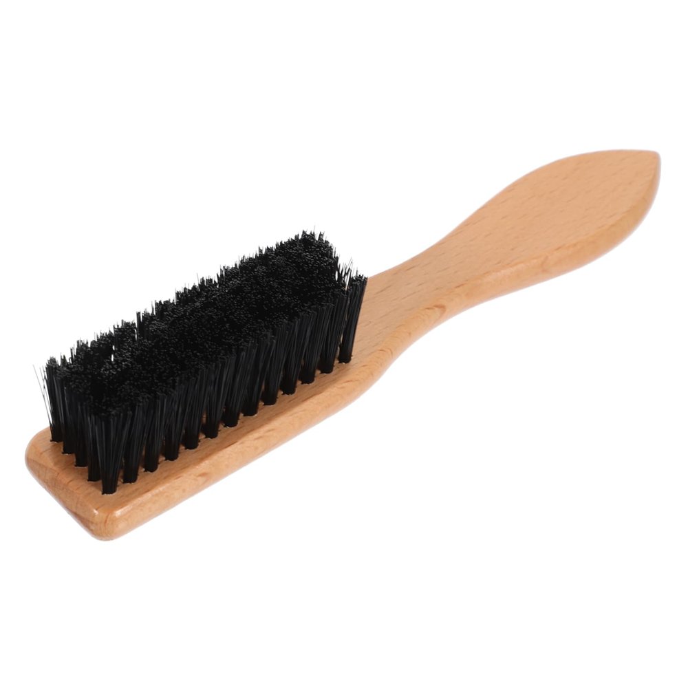 balacoo 3pcs Men Beard Brush Natural Bristle Beard Styling Tool Wooden Handle Portable Grooming Comb