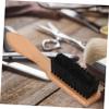 balacoo 3pcs Men Beard Brush Natural Bristle Beard Styling Tool Wooden Handle Portable Grooming Comb view 2