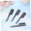 balacoo 6pcs Folding Stainless Steel Brow and Eyelash Comb Ergonomic Eyelash Separator Brush for Precise Makeup Application Portable Beauty Tool for Travel and Daily Use view 2