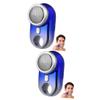 minkissy 2pcs Men's Rechargeable Electric Shaver Portable Mini Beard Trimmer Nose Hair Trimmer view 1